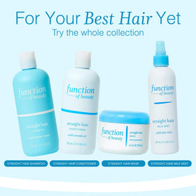 Function of Beauty Straight Hair Conditioner application on hair