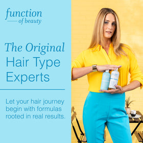 Function of Beauty Straight Hair Shampoo and Conditioner set packaging details