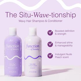 Function of Beauty Wavy Hair Conditioner 22 oz front view