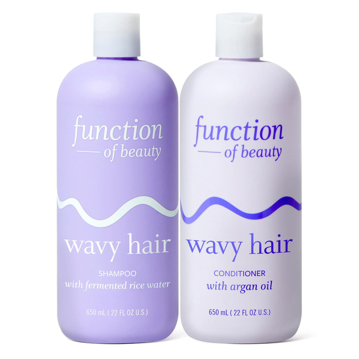 Function of Beauty Wavy Hair Shampoo 22 oz front view