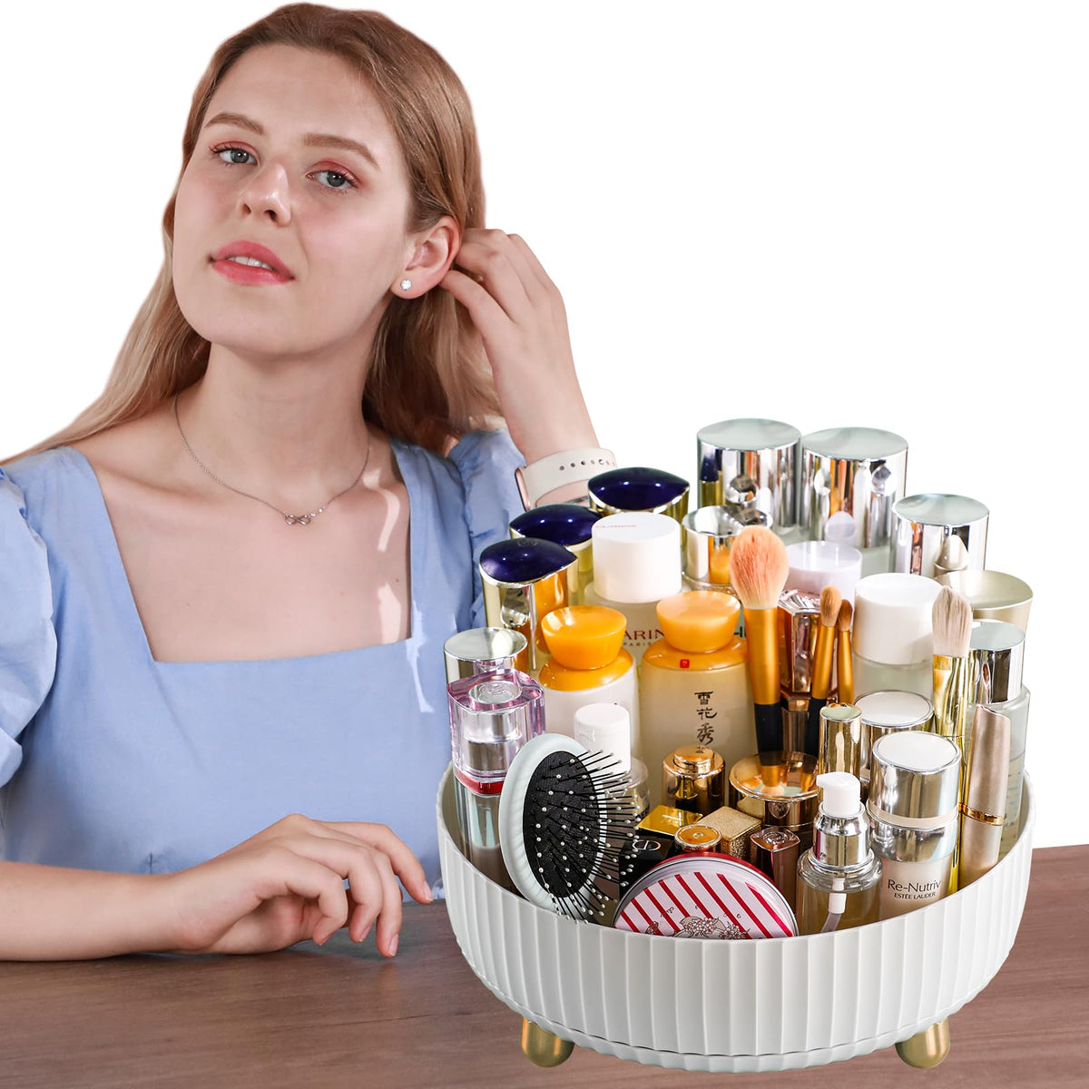 funest Makeup Perfume Organizer with removable design for easy cleaning