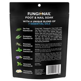 Fungi-Nail Foot Soak being poured into a foot bath