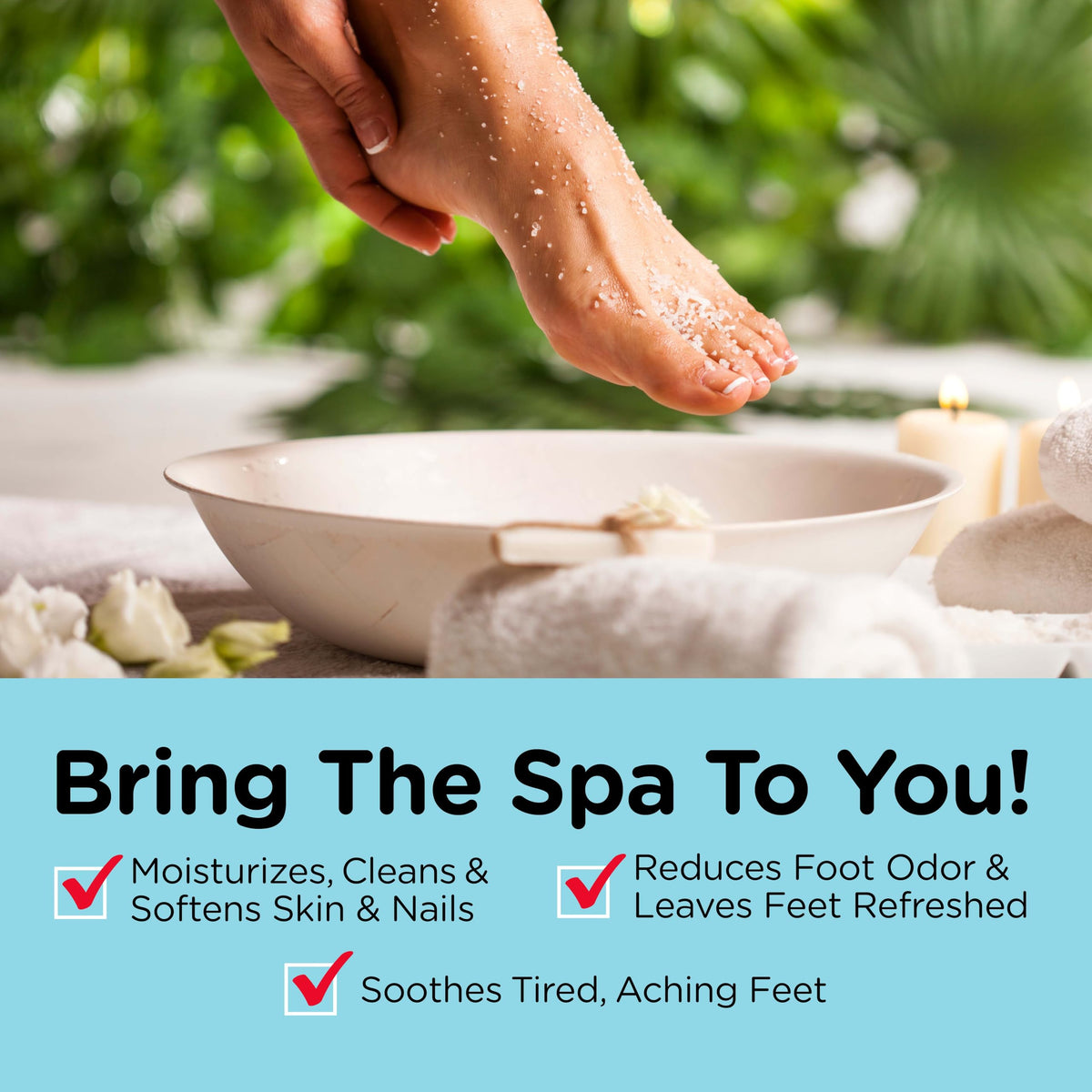 Fungi-Nail Foot Soak ingredients list on back