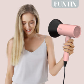 FUNTIN Hair Dryer displaying the temperature control switch