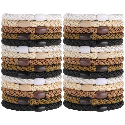 Funtopia 30Pcs hair ties assorted colours front view