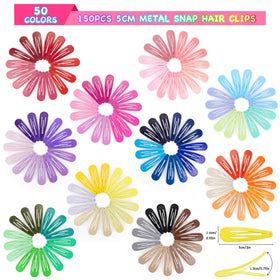 Funtopia snap hair clips in organized storage case