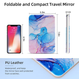 FUNTOUCH Lighted Makeup Mirror with USB-C charging port
