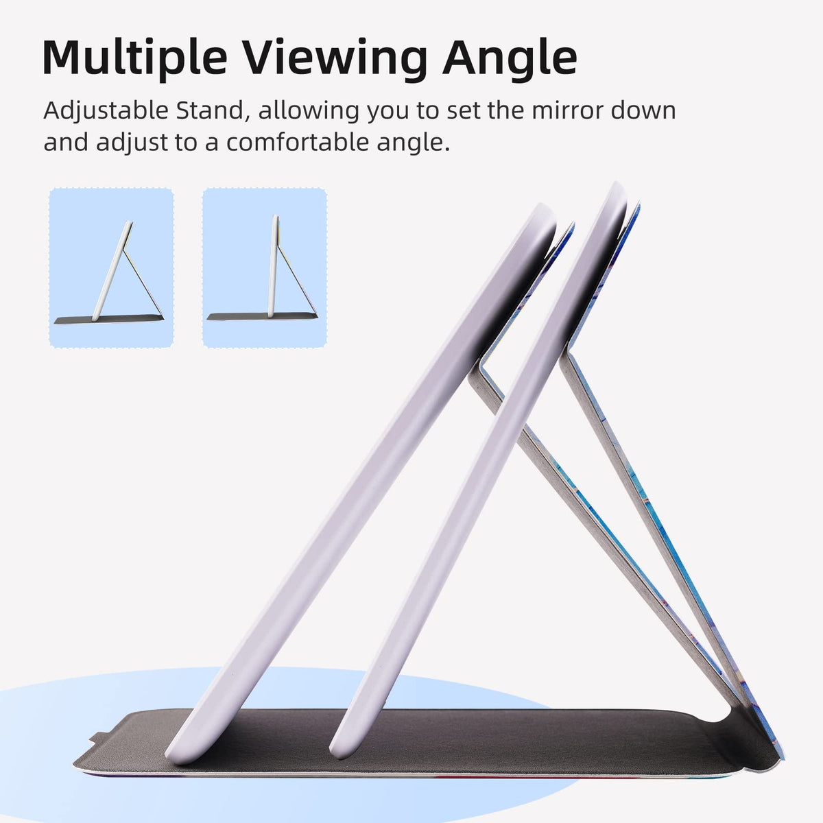 FUNTOUCH Makeup Mirror with 180° rotation feature