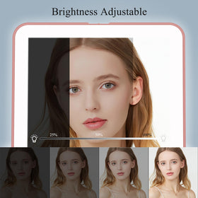 FUNTOUCH Travel Makeup Mirror in a compact travel bag