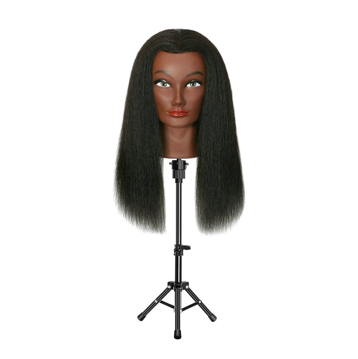 FUTAI mannequin head close-up of hair strands
