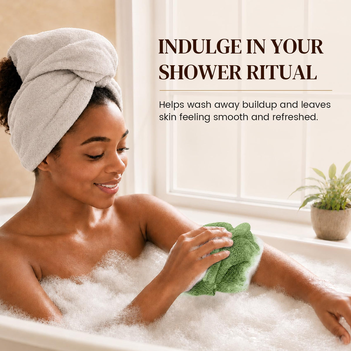 FUTRICREAT African Net Sponge quick-drying after rinsing