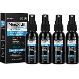 FUZYAT 5% Minoxidil Hair Growth Spray bottle front view