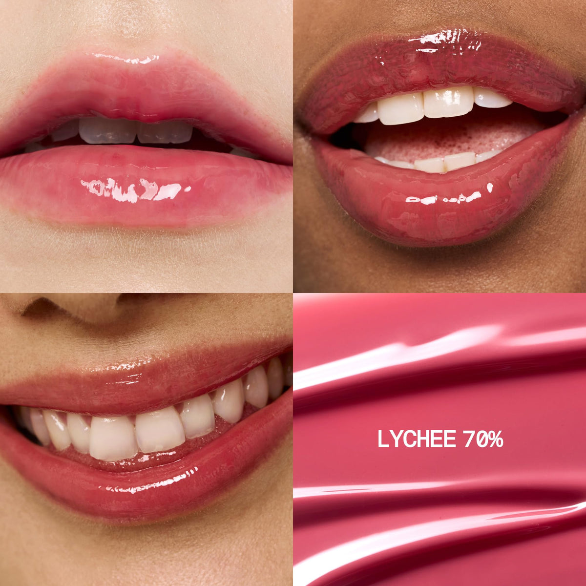 fwee 3D Voluming Gloss Lychee 70% applicator close-up