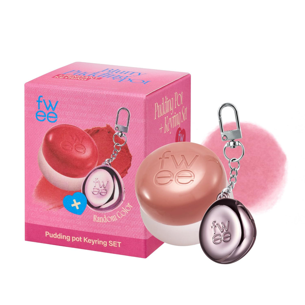 fwee Blurry Pudding Pot Cool Pink front view