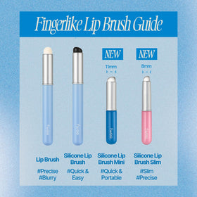 fwee Fingerlike Silicone Lip Brush in a makeup bag