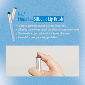 fwee Fingerlike Silicone Lip Brush with LIP & CHEEK Blurry Pudding Pot