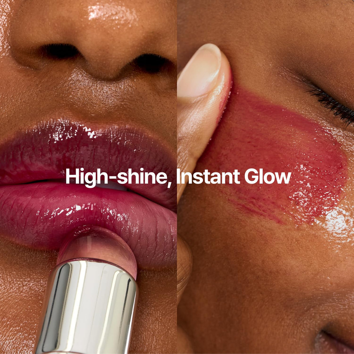 fwee Glowy Jelly Pot applied on lips