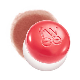 fwee Lip&Cheek Blurry Pudding Pot Coral Brown front view
