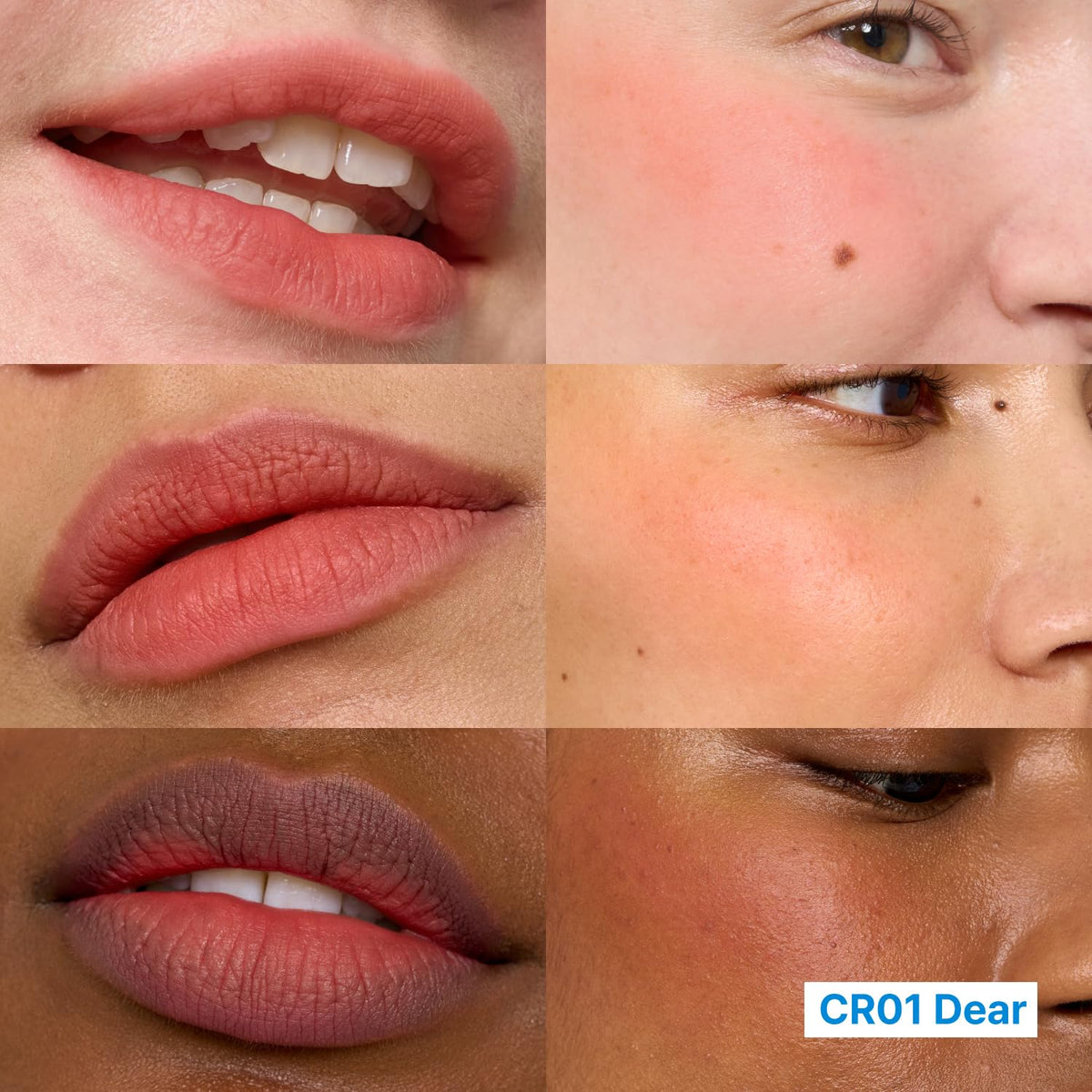 fwee Lip&Cheek Blurry Pudding Pot Coral Brown texture close-up