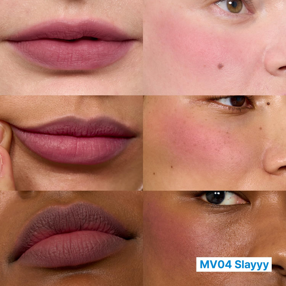 fwee Lip & Cheek Blurry Pudding Pot Smoky Mauve texture close-up