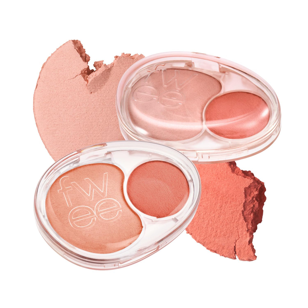 fwee Mellow Dual Blush Juicy Smile front view