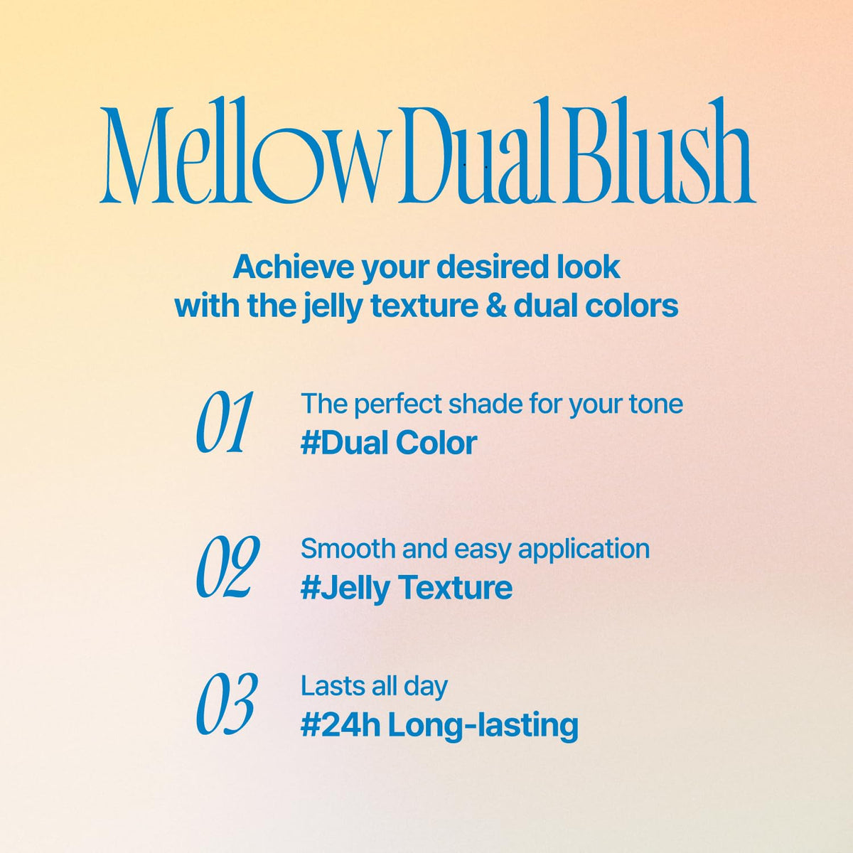 fwee Mellow Dual Blush Juicy Smile jelly texture close-up
