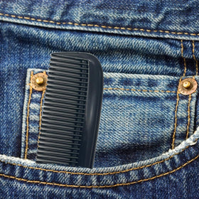 G.B.S Pocket Comb in hand for styling