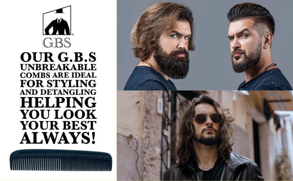 G.B.S Pocket Comb with packaging