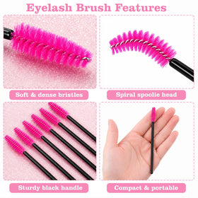 G2PLUS Eyelash Brush in a cosmetic bag for travel