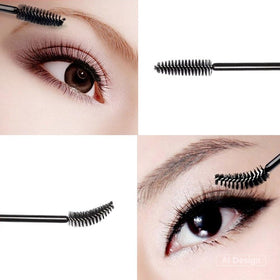 G2PLUS eyelash brushes in a cosmetic bag