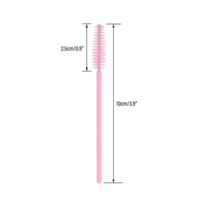G2PLUS eyelash brushes with flexible spoolie head close-up