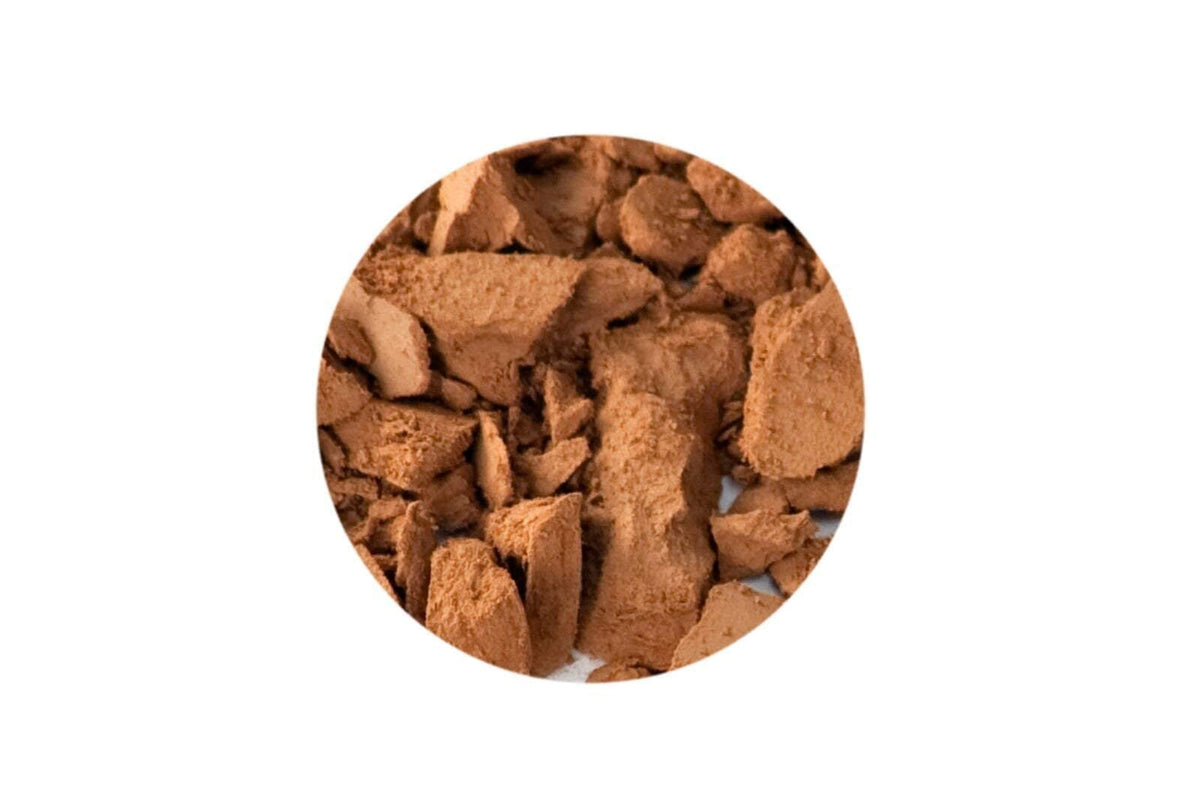 Gabriel Cosmetics Deep Beige Pressed Mineral Powder Foundation texture close-up