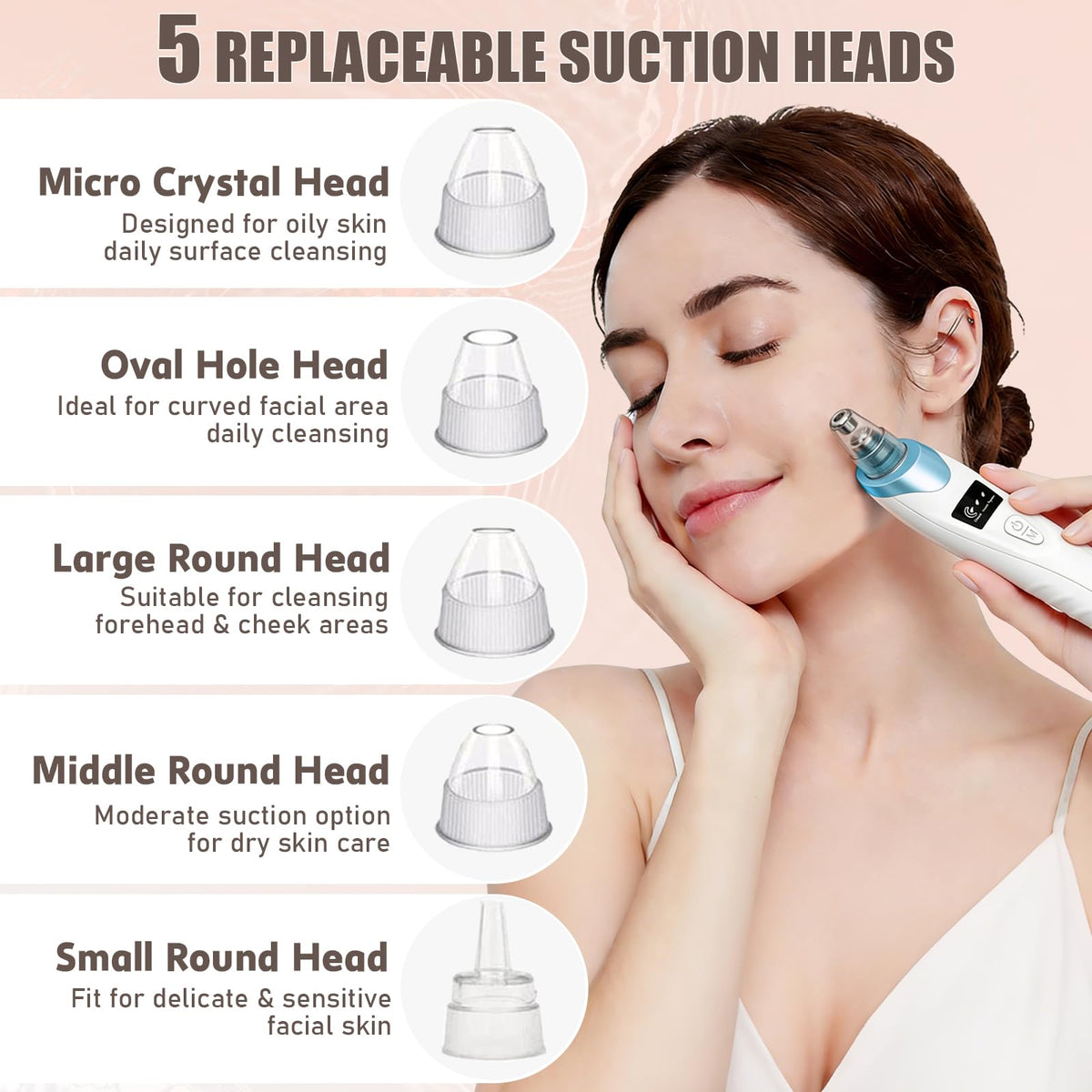 Gackoko Blackhead Remover Pore Vacuum in a lifestyle setting