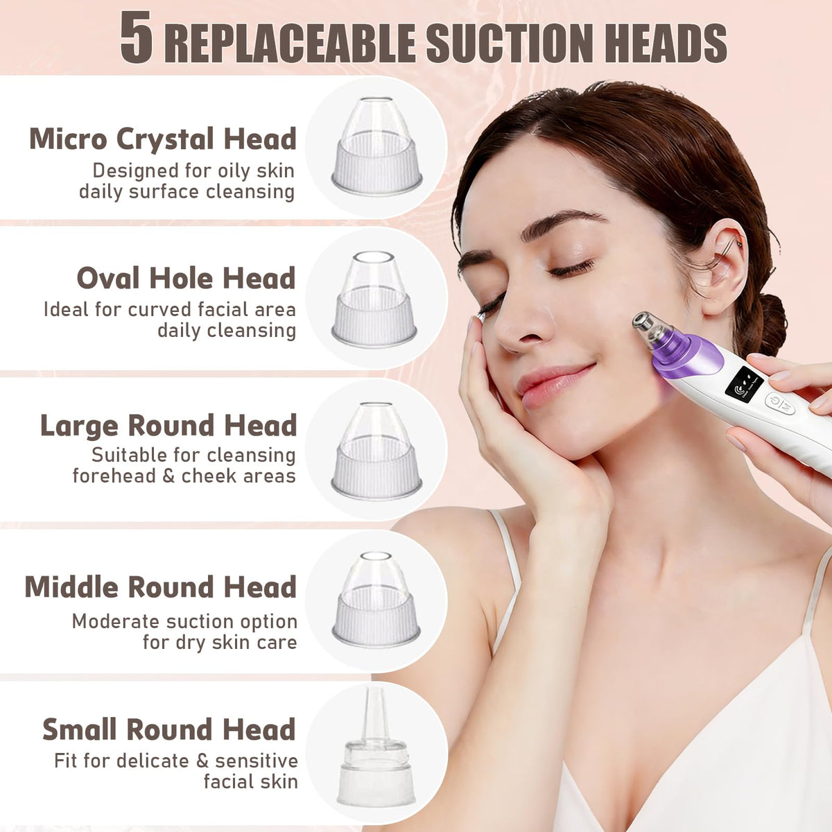 Gackoko Blackhead Remover Pore Vacuum in a lifestyle setting