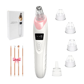 Gackoko Blackhead Remover Pore Vacuum in pink front view