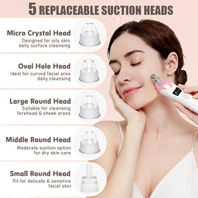 Gackoko Blackhead Remover Pore Vacuum in use on skin