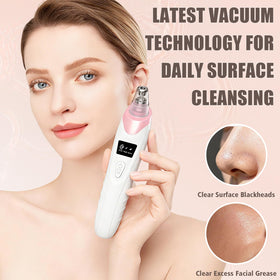 Gackoko Blackhead Remover Pore Vacuum showing suction levels