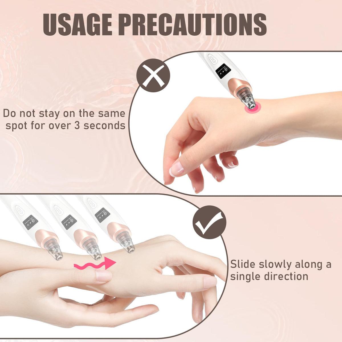 Gackoko Blackhead Remover Pore Vacuum side view
