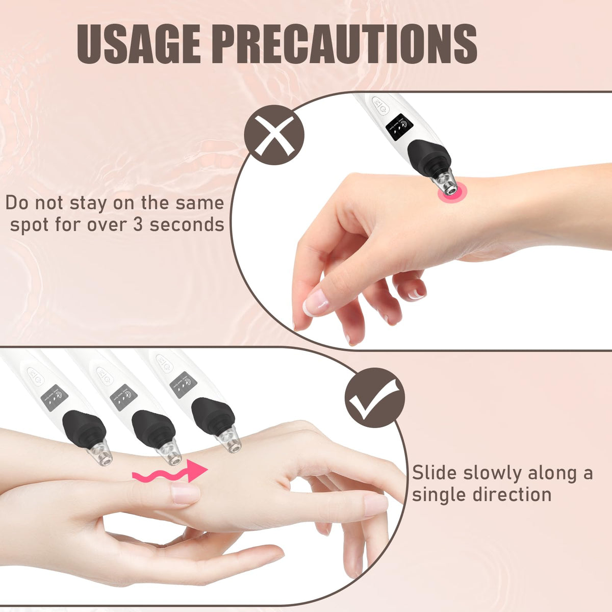 Gackoko Blackhead Remover user guide and packaging