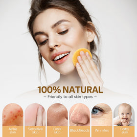 GAINWELL Compressed Facial Sponge with cleanser