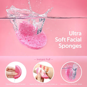 GAINWELL facial sponges packaging showing contents