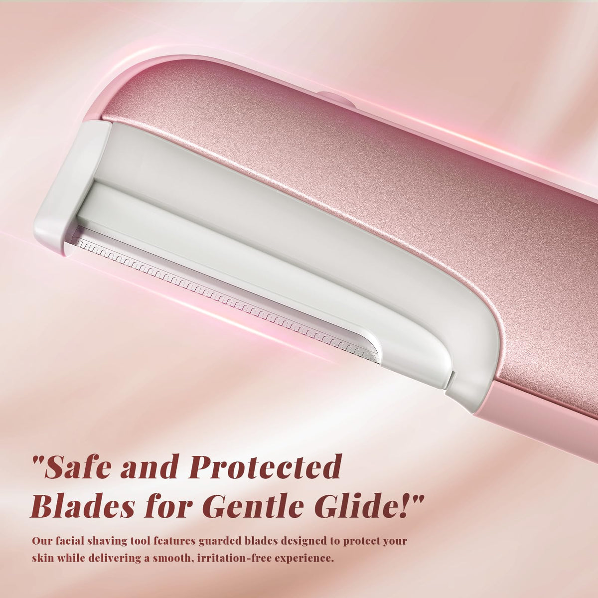 Galtxen Dermaplaning Tool demonstrating sonic edge technology