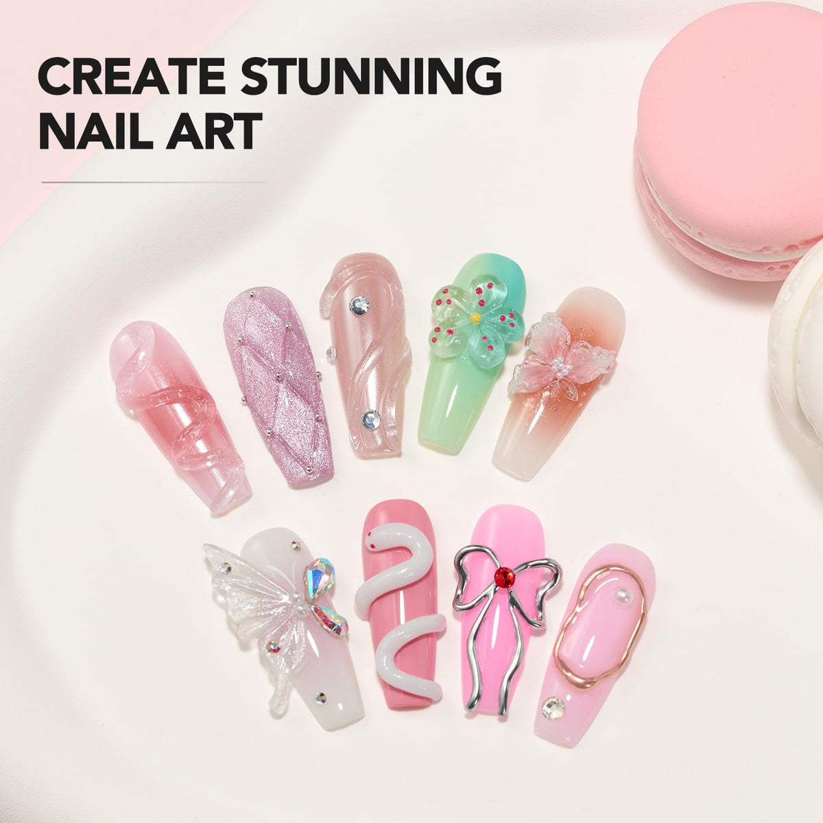 GAOY 3D Sculpting Gel with nail lamp for curing
