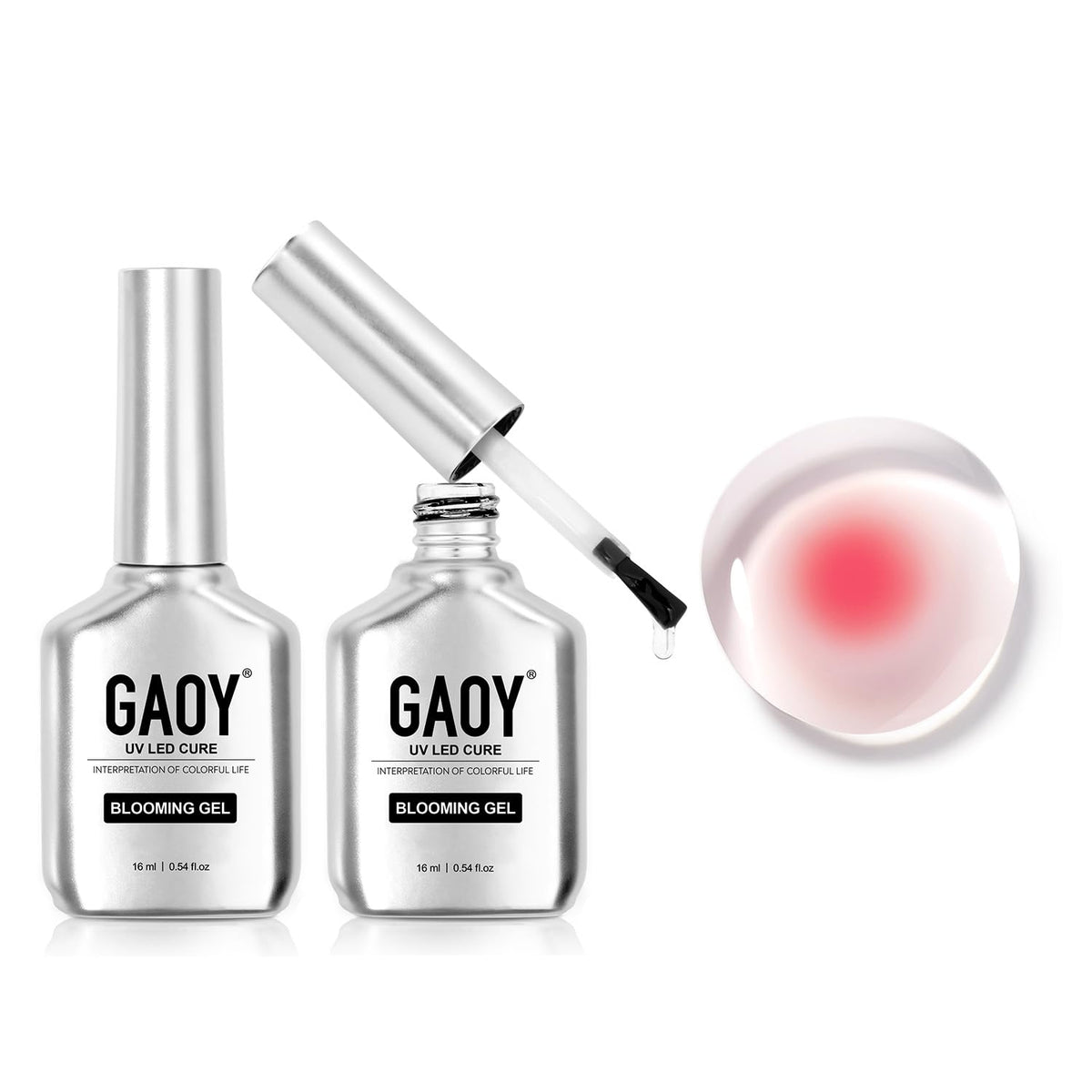 GAOY Blooming Gel Nail Polish 2 Pcs 16ml front view