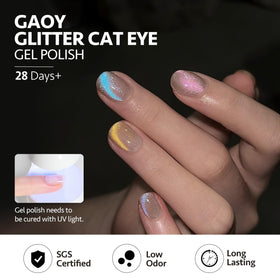 GAOY Cat Eye Gel Nail Polish Kit packaging