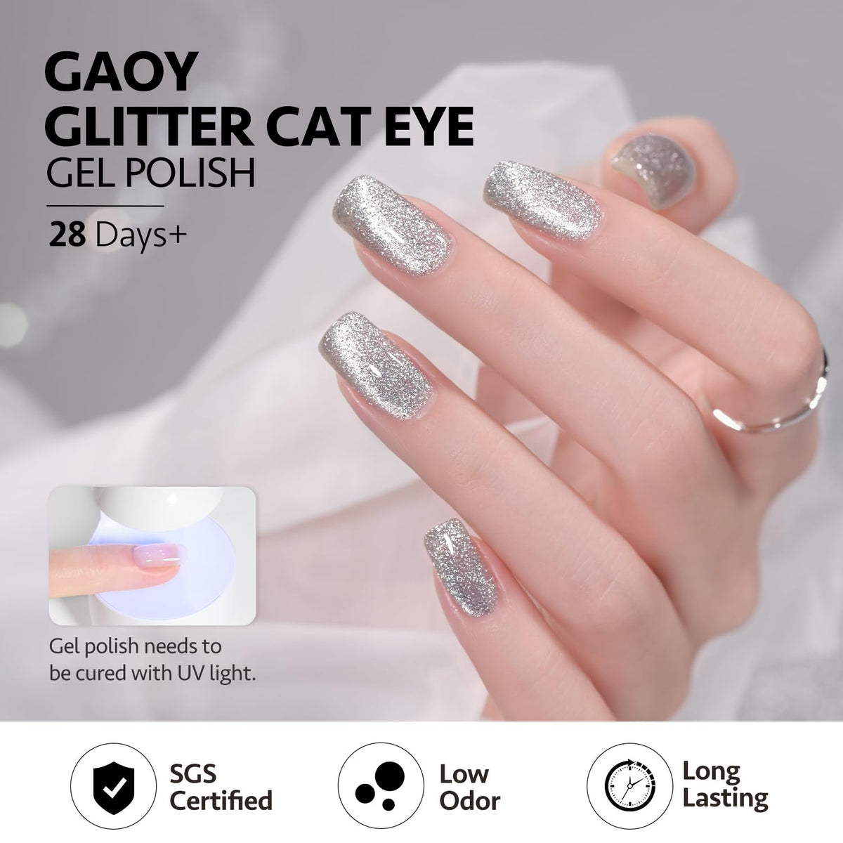 GAOY Cat Eye Gel Nail Polish packaging