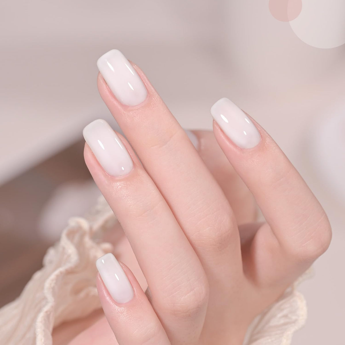 GAOY gel nail polish set displayed with a UV LED nail lamp