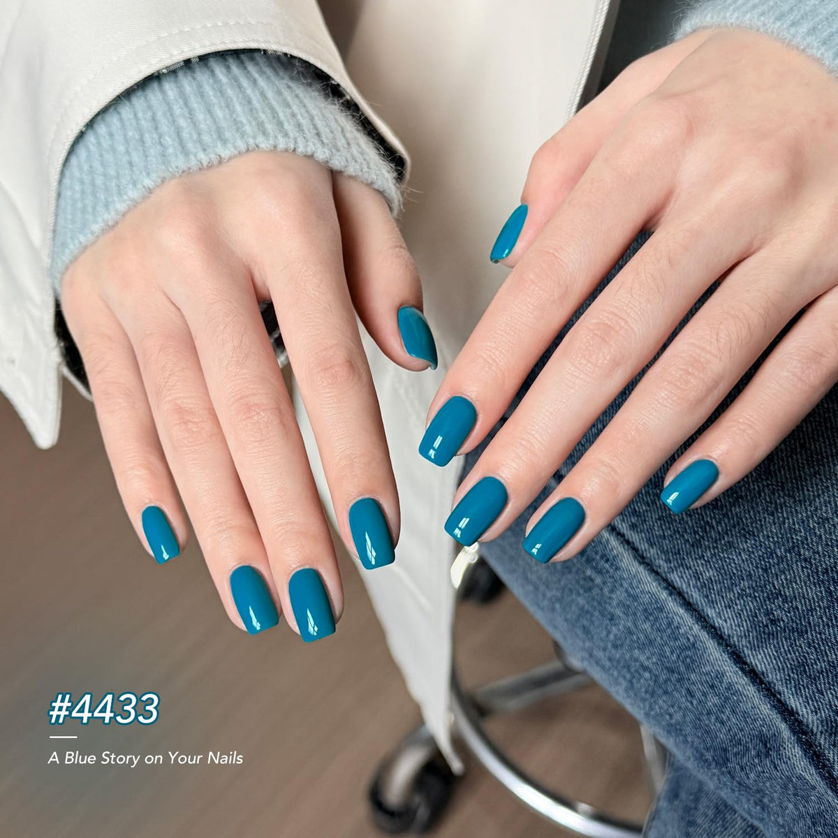 GAOY gel nail polish set packaging on a white background