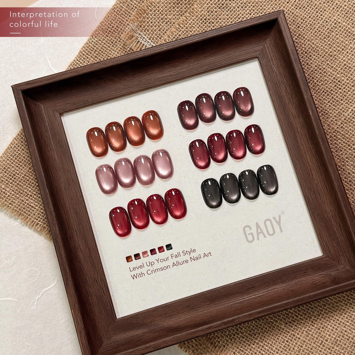GAOY Gel Nail Polish Set packaging view