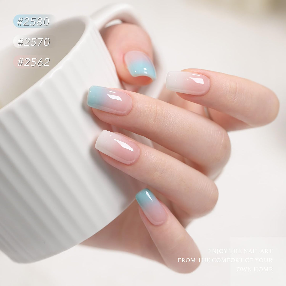 GAOY Gel Nail Polish set with vibrant spring summer colours